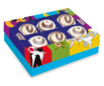 CAIXA 6 BOMBONS LOONEY TUNES 