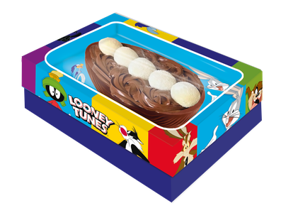 CAIXA OVO 3 EM 1 TAMPA COM VISOR M LOONEY TUNES 