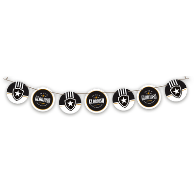 Produto Festcolor - KIT FESTA TIME BOTAFOGO FAIXA DECORATIVA