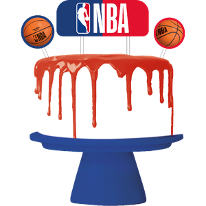 KIT FESTA TOPO DE BOLO NBA