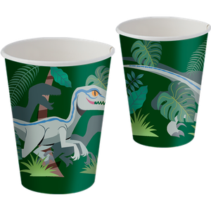 COPO PAPEL 200ML JURASSIC PLAY