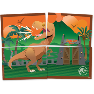 PAINEL 4 PARTES JURASSIC PLAY