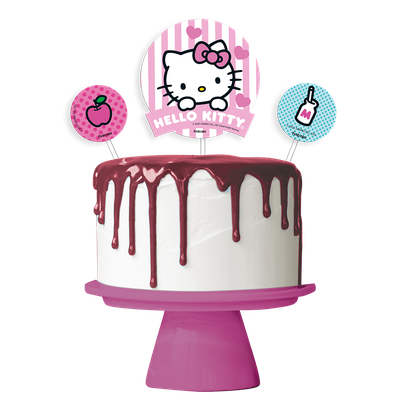 Produto Festcolor - KIT TOPO DE BOLO HELLO KITTY