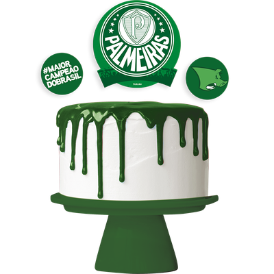 Produto Festcolor - KIT TOPO DE BOLO PALMEIRAS