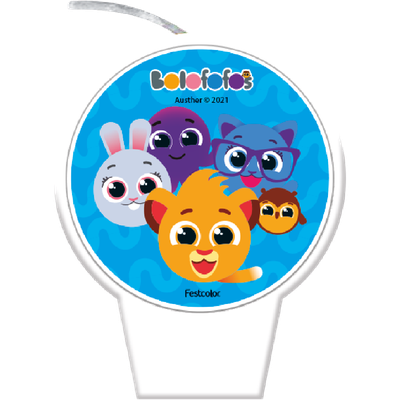 Produto Festcolor - VELA PLANA BOLOFOFOS