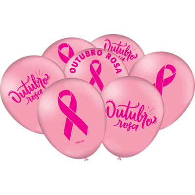 Produto Festcolor - BALAO ESPECIAL OUTUBRO ROSA
