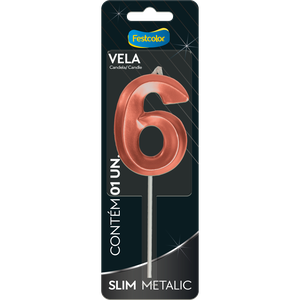 VELA SLIM METALLIC COBRE N 6