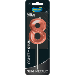 VELA SLIM METALLIC COBRE N 8