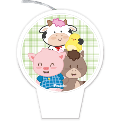 Produto Festcolor - VELA PLANA FAZENDINHA ESPECIAL
