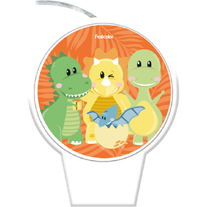VELA PLANA DINO BABY