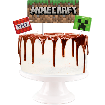Produto Festcolor - KIT FESTA MINECRAFT TOPO DE BOLO