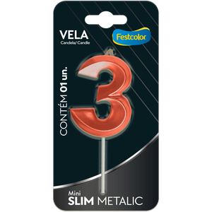 VELA MINI SLIM METALLIC COBRE N 3