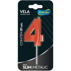 VELA MINI SLIM METALLIC COBRE N 4