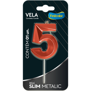 VELA MINI SLIM METALLIC COBRE N 5