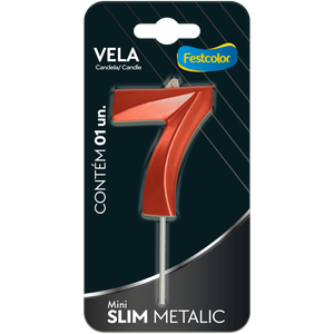 VELA MINI SLIM METALLIC COBRE N 7