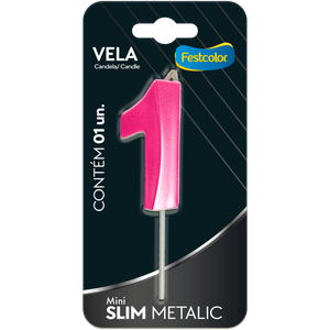 VELA MINI SLIM METALLIC PINK N 1