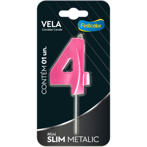VELA MINI SLIM METALLIC PINK N 4