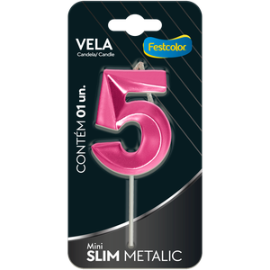VELA MINI SLIM METALLIC PINK N 5