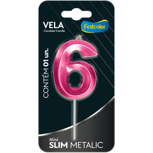 VELA MINI SLIM METALLIC PINK N 6