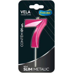 VELA MINI SLIM METALLIC PINK N 7