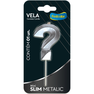 VELA MINI SLIM METALLIC PRATA N ?