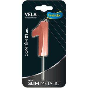 VELA MINI SLIM METALLIC ROSE GOLD N 1
