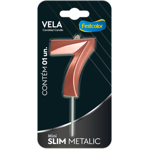 VELA MINI SLIM METALLIC ROSE GOLD N 7