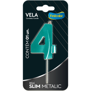 VELA MINI SLIM METALLIC TIFFANY N 4
