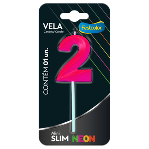 VELA MINI SLIM NEON PINK N 2