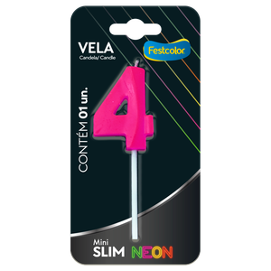 VELA MINI SLIM NEON PINK N 4