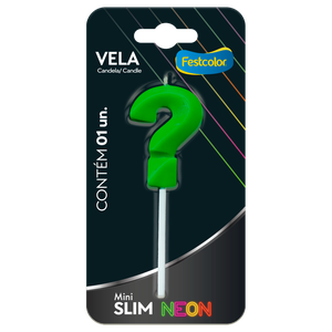VELA MINI SLIM NEON VERDE N ?