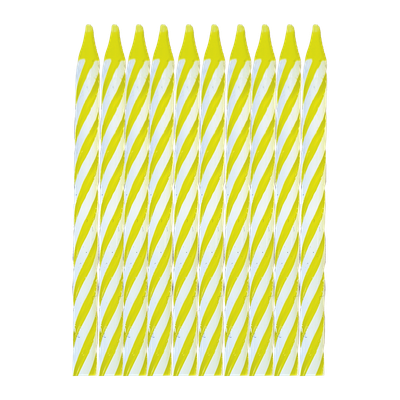 Produto Festcolor - VELA PALITO ESPIRAL AMARELA