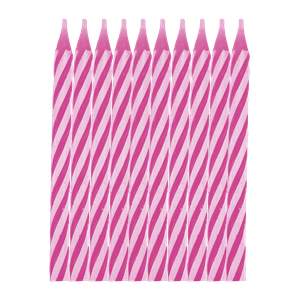 VELA PALITO ESPIRAL ROSA