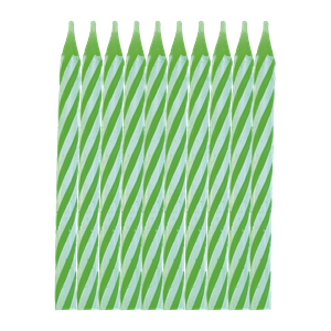 VELA PALITO ESPIRAL VERDE