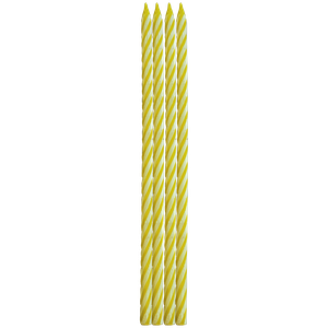 VELA PALITO GRANDE ESPIRAL AMARELA