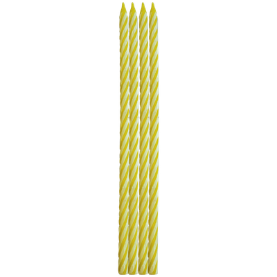 Produto Festcolor - VELA PALITO GRANDE ESPIRAL AMARELA
