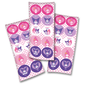 ADESIVO MY MELODY E KUROMI