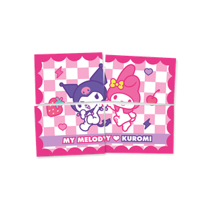 PAINEL 4 PARTES MY MELODY E KUROMI