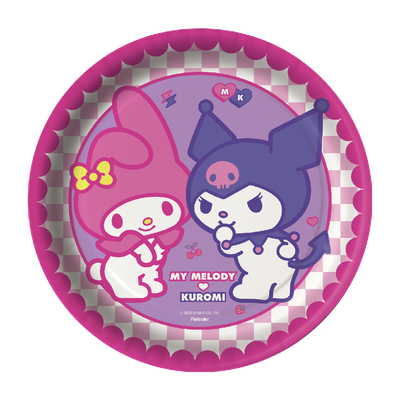 Produto Festcolor - PRATO RD MY MELODY E KUROMI