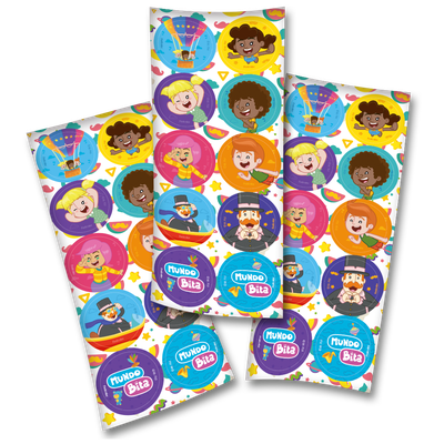 Produto Festcolor - ADESIVO MUNDO BITA