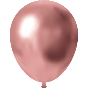 BALÃO METALICO CROMADO 9 ROSE GOLD 