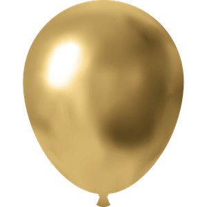 BALÃO METALICO CROMADO 9 OURO