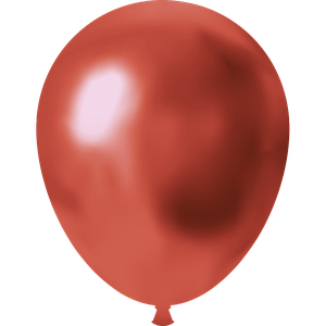 BALÃO METALICO CROMADO 9 VERMELHO 
