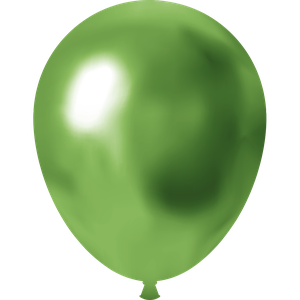 BALÃO METALICO CROMADO 9 VERDE 