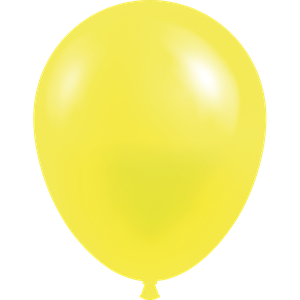 BALÃO LISO NEON 9 AMARELO 