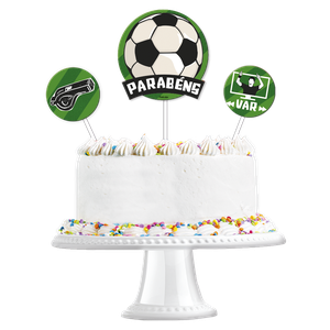KIT TOPO DE BOLO FUTEBOL