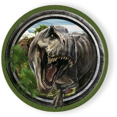 Produto Festcolor - PRATO JURASSIC RECOMEÇO