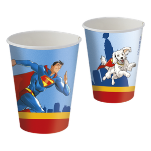 COPO PAPEL 200ML SUPERMAN