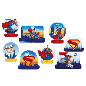 DECORACAO DE MESA SUPERMAN