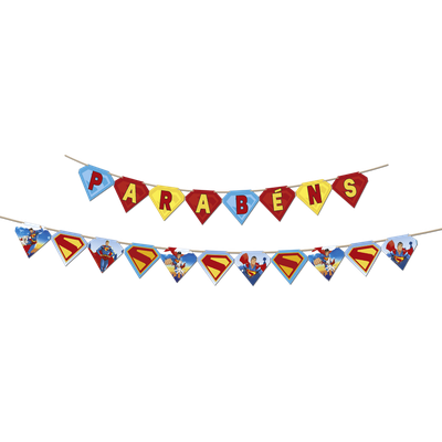 Produto Festcolor - FAIXA DECORATIVA SUPERMAN